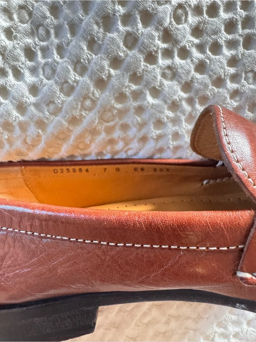 Cole Haan Women’s Brown Leather Tassel Loafers size 7 - Picture 4 of 5